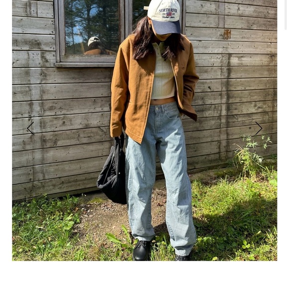 Jackets & Blazers - Barn Jacket with Corduroy Collar